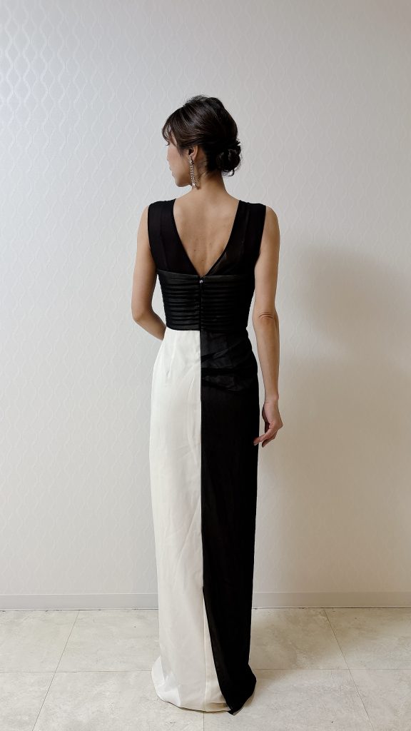 BCBG ビーシービージー バイカラーロングドレス | 結婚式・パーティー
