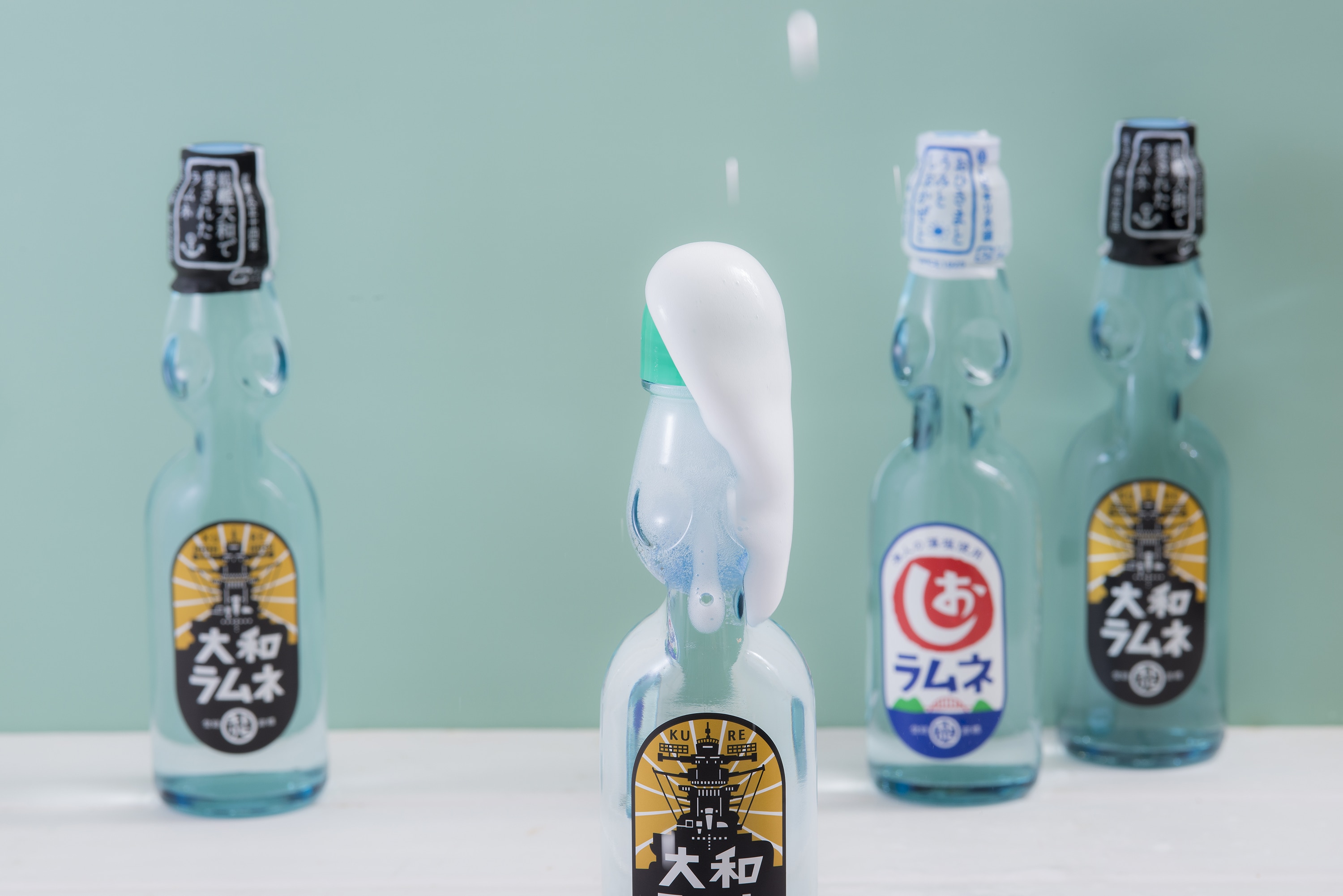 炭酸飲料 ラムネ飴とトビキリドリンクフルセット 16本: せとうちエリア
