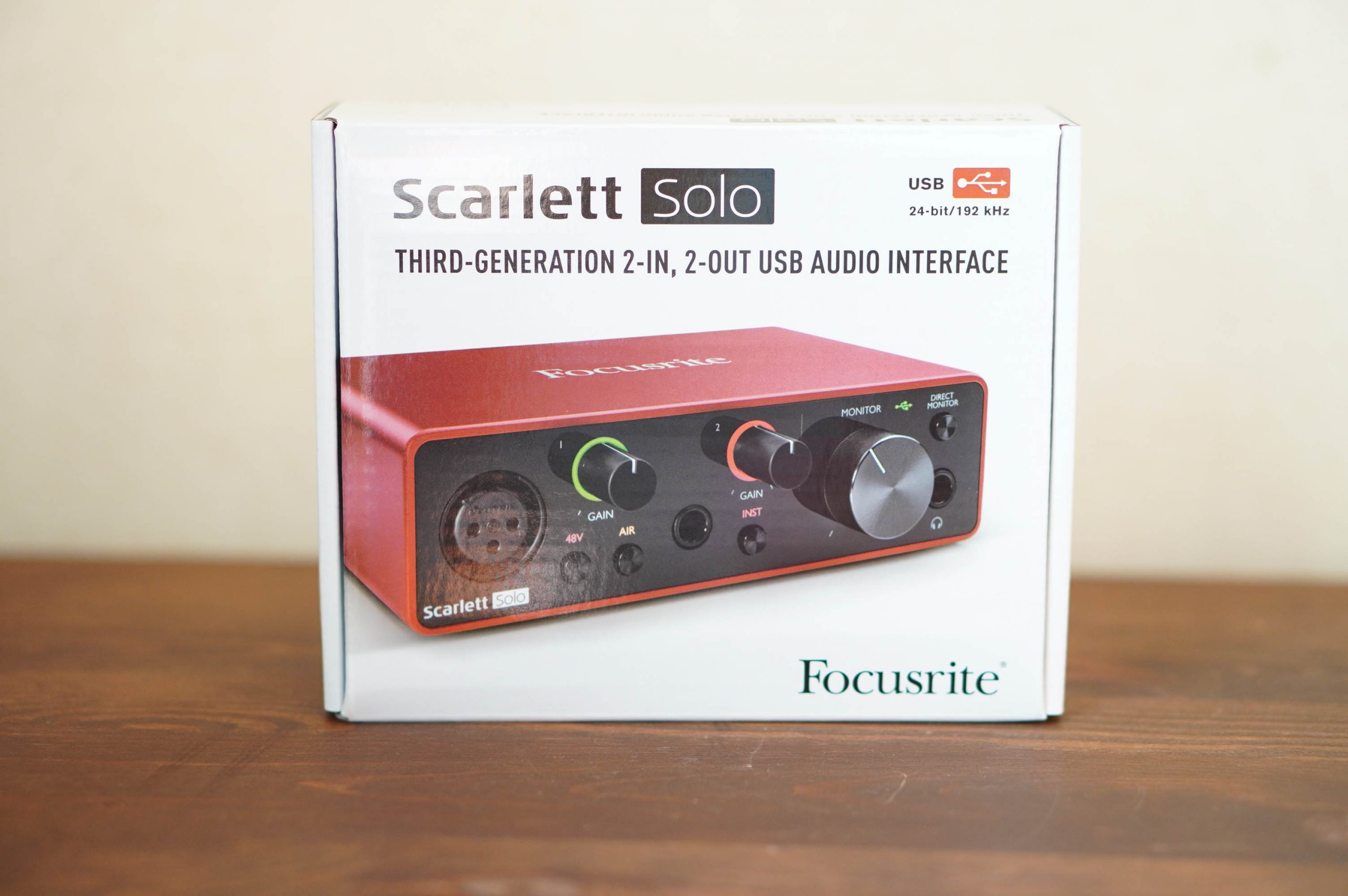 Focusrite Scarlett 3rd genの使用レビュー！AIRボタンで抜けアップ