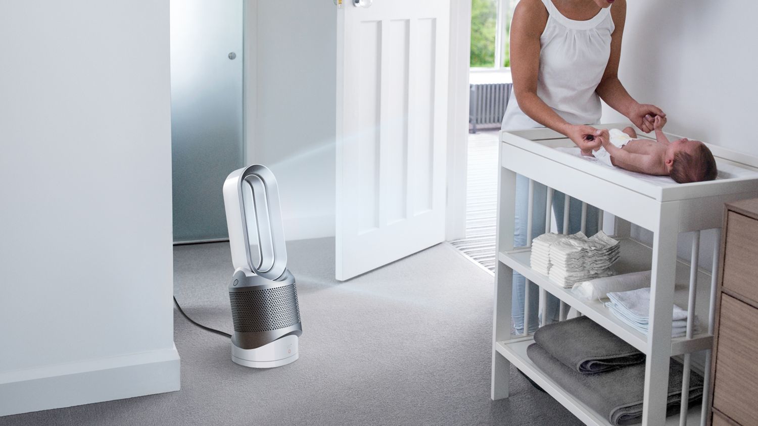 Dyson Pure Hot+Cool Link™ Purifier Heater (White/Silver) | Dyson