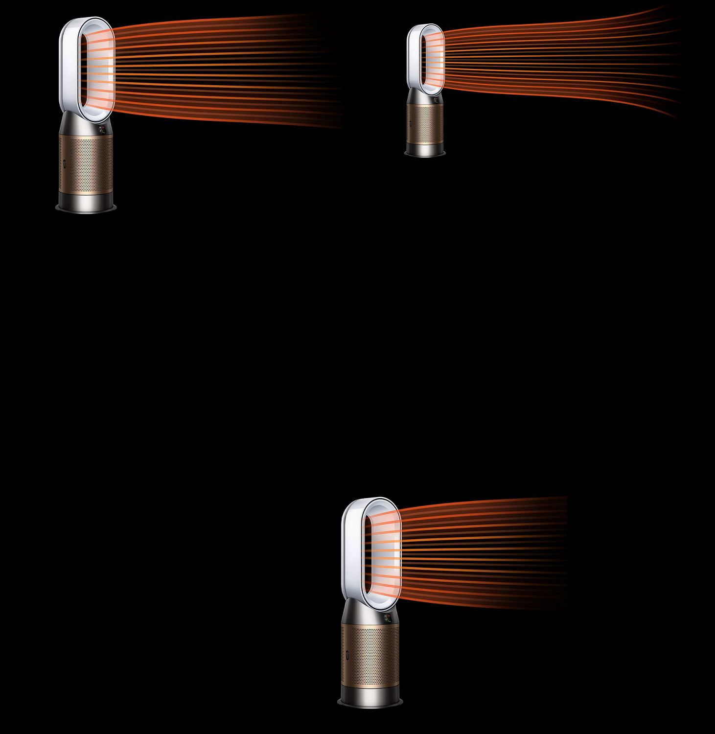 Shop Dyson Purifier Hot+Cool HP2 De-NOx (Nickel/Gold) | Dyson