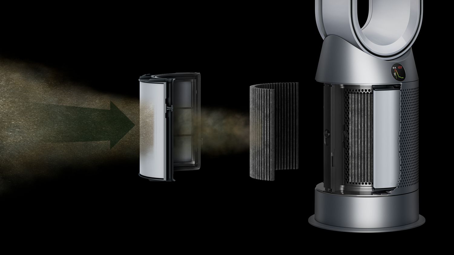Dyson Purifier Hot+Cool 空気清浄ファンヒーター シルバー／ブルー