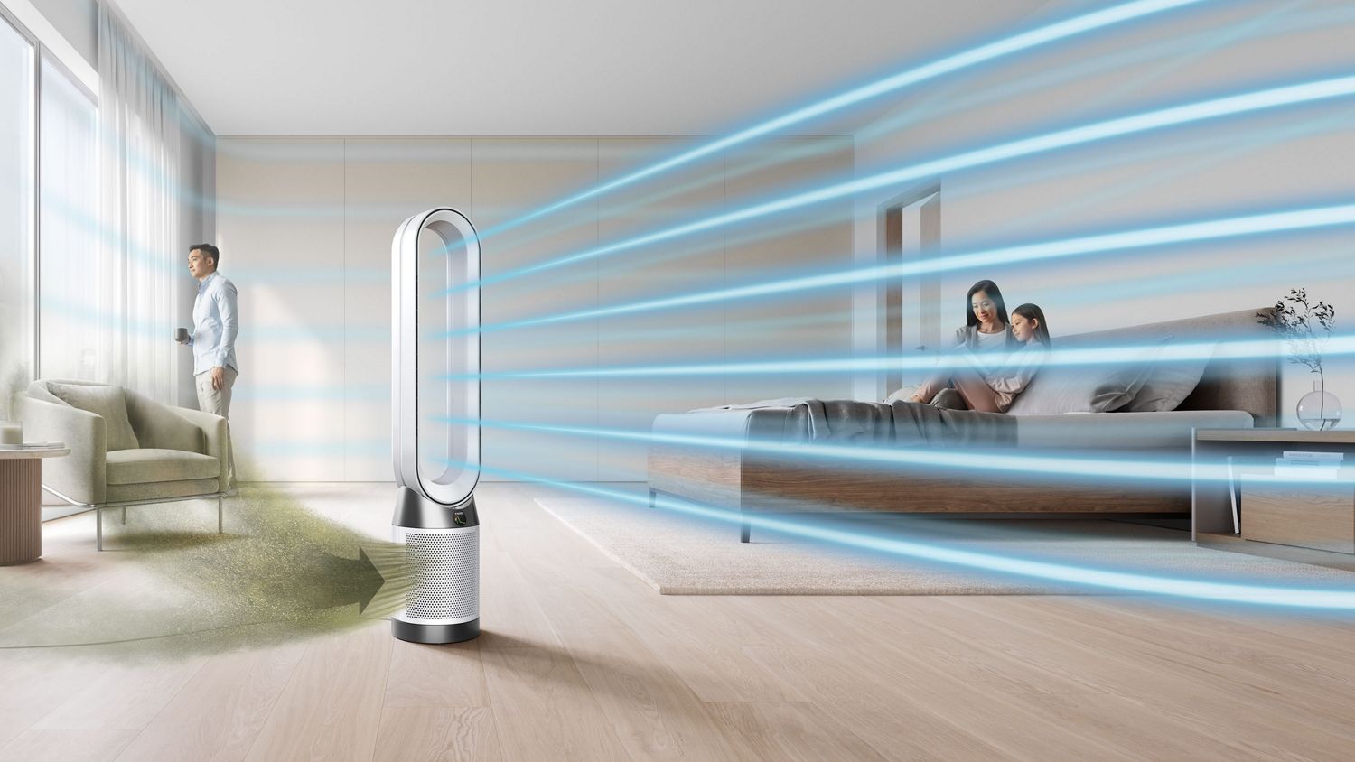 Dyson Purifier Cool™ Gen1 空気清浄ファン ホワイト/ホワイト (TP10