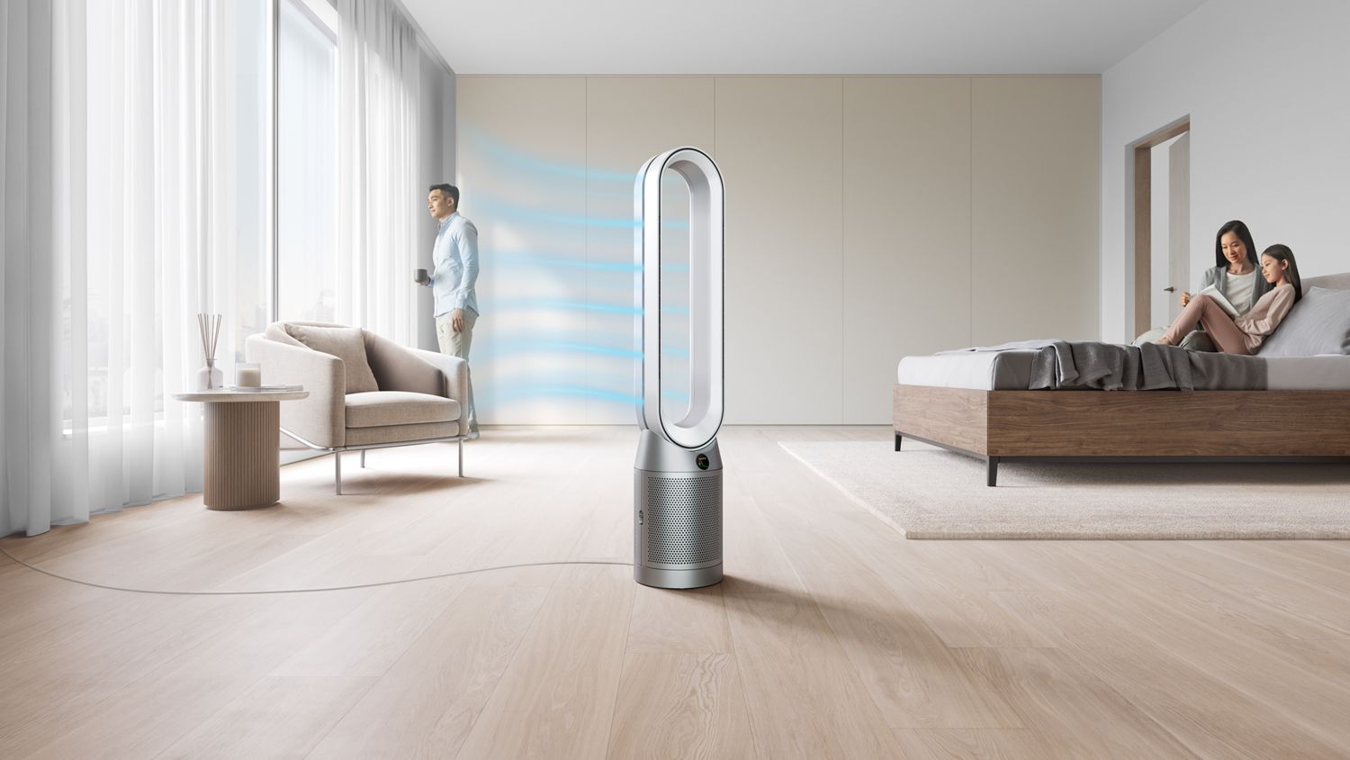 Dyson Purifier Cool 空気清浄ファン ホワイト／シルバー (TP07 WS