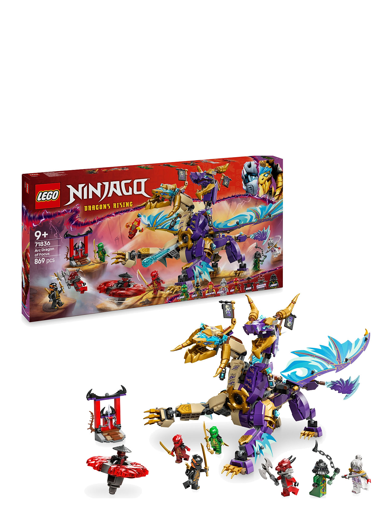 LEGO Arc Dragon Of Focus Ninja Toy Set 71836 (LGO71836) - LEGO