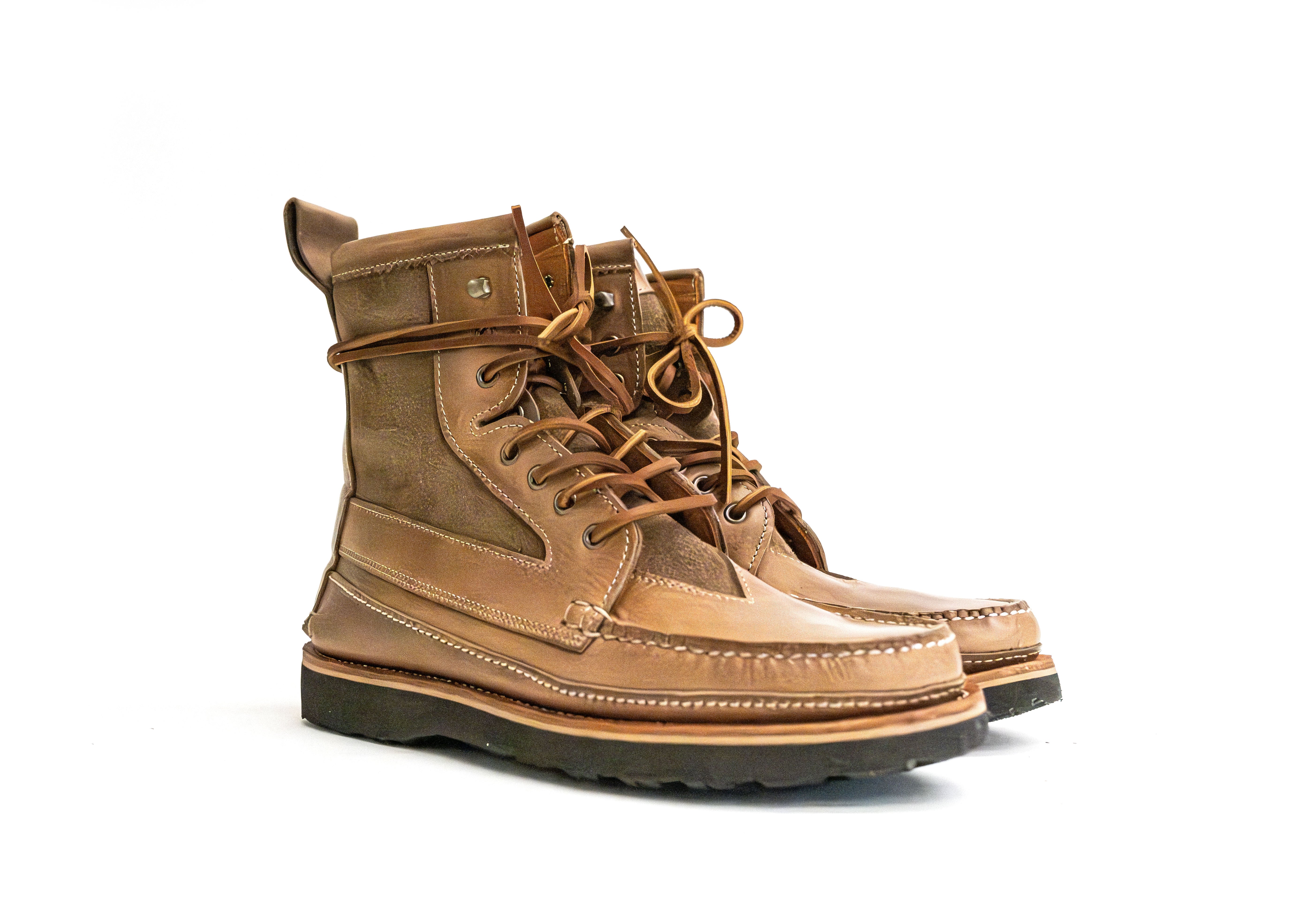 Rangeley Boot - Natural Horween CXL – Easymoc