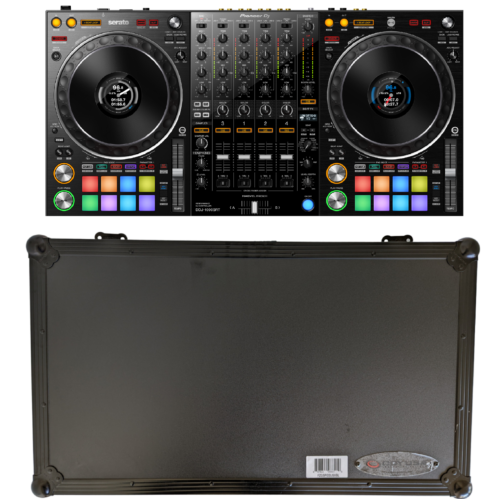 Pioneer DDJ-1000SRT 4-channel DJ controller & FZGSPIDDJSXBL Soft