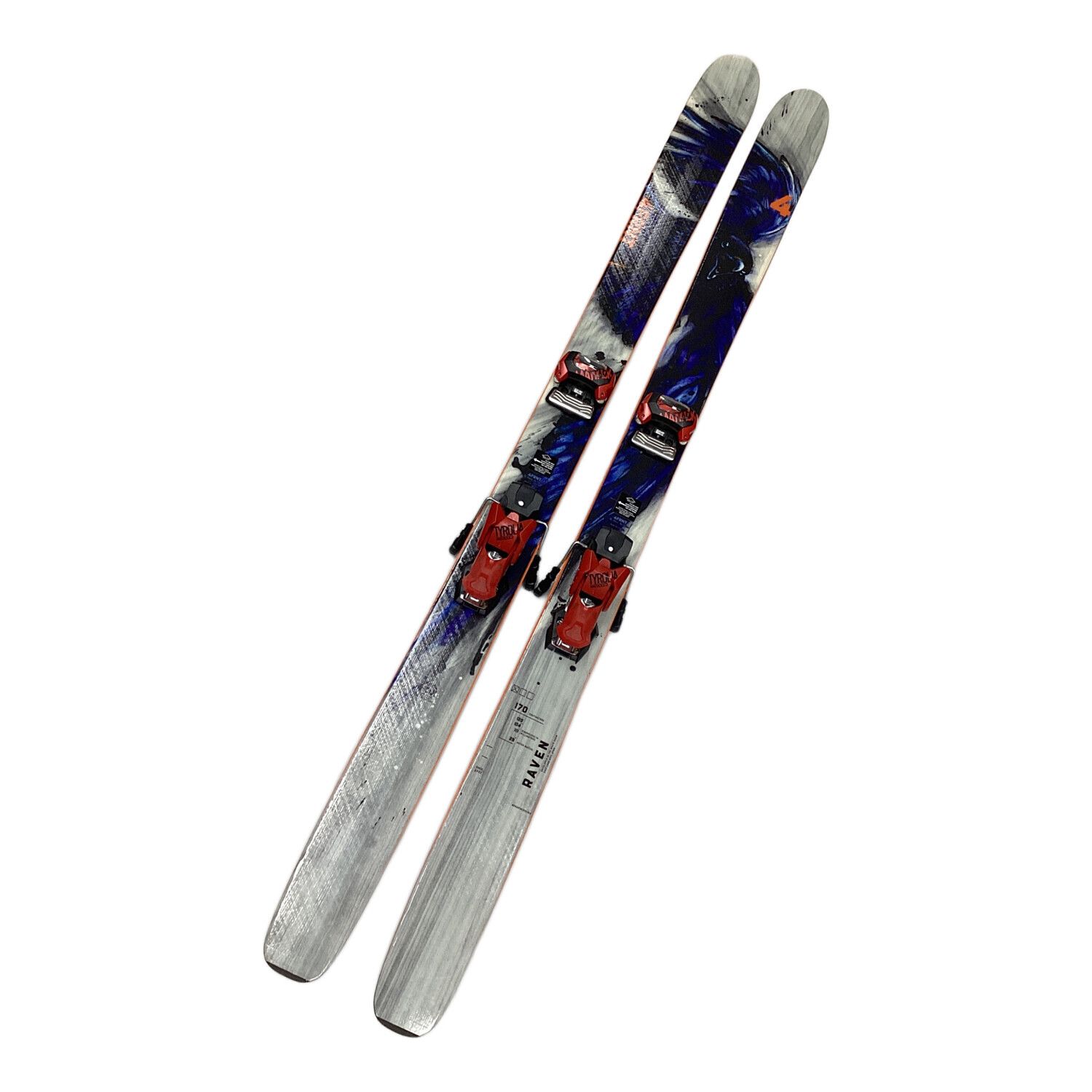 4FRNT (フォーフロント) ファットスキー 170cm 21-22 RAVEN ・TYROLIA