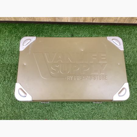 VANLIFE SUPPLY 収納ケース 約50x22x30cm FREAKS STORE別注 アルミ