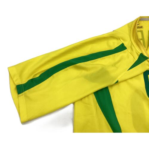 ブラジル代表 サッカーユニフォーム SIZE M イエロー 2002年 【6