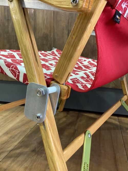 Kermit chair アウトドアチェア ホワイト×レッド NATURAL MOUNTAIN