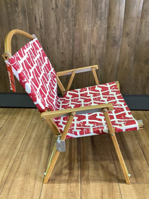 Kermit chair アウトドアチェア ホワイト×レッド NATURAL MOUNTAIN