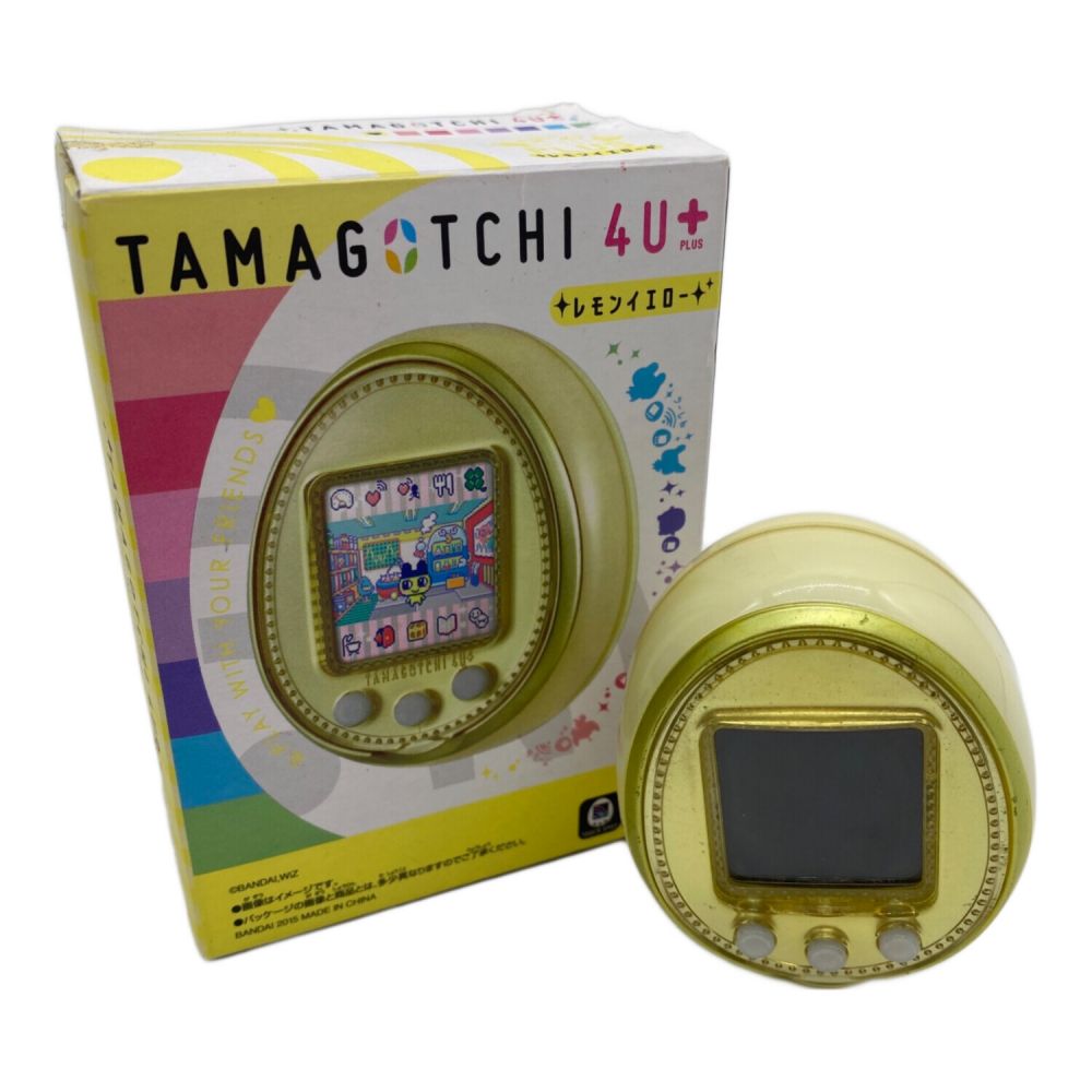 たまごっち 7478 たまごっち 4U＋ レモンイエロー 動作確認済み 4U+