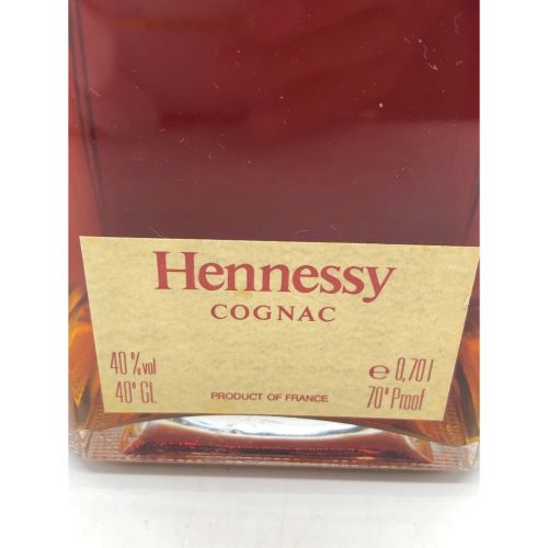 Hennessy Cognac 700ml フレア型 未開封 Hennessy Cognac 700ml フレア