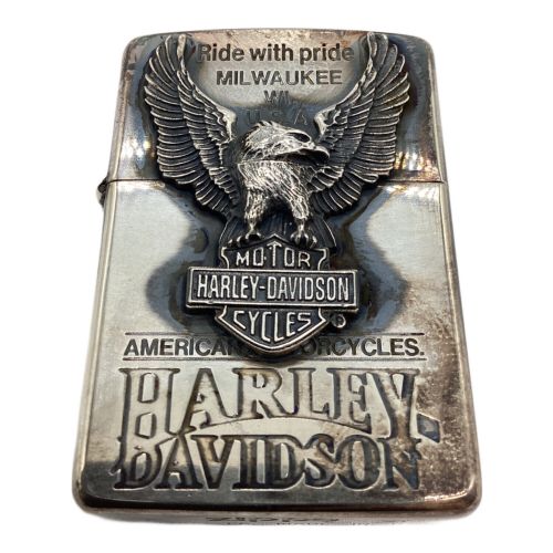 ZIPPO (ジッポ) HARLEY-DAVIDSON 限定 台座付 ZIPPO ケース付 シリアル