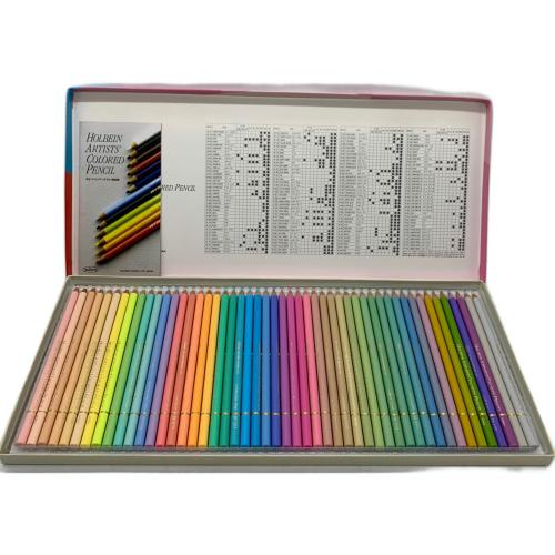 色鉛筆 HOLBEIN ARTISTS COLORED PENCIL パステルトーン50色セット