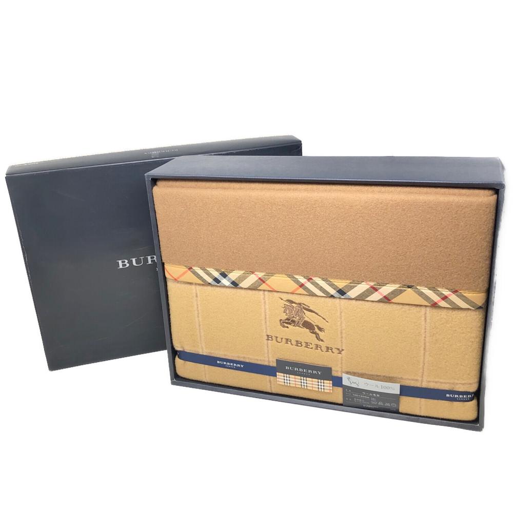 BURBERRY (バーバリー) ウール毛布｜トレファクONLINE