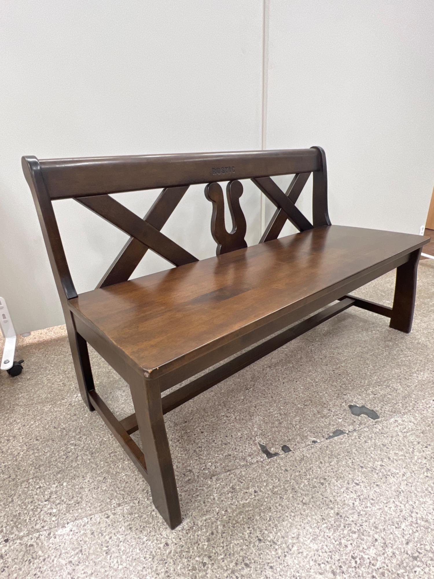 karimoku カリモク RUSTIC ベンチ 木製 背もたれ無し たのメル便