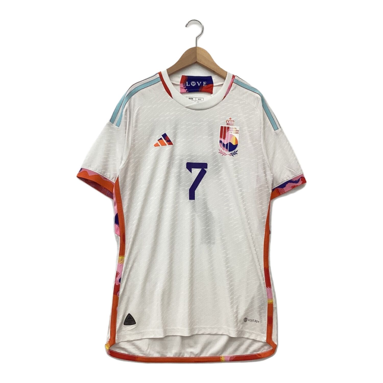 ベルギー代表 サッカーユニフォーム メンズ SIZE L ホワイト 【7