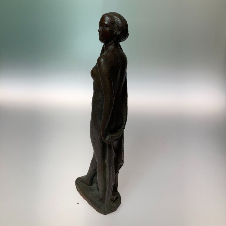 藤井浩祐 裸婦像 彫刻 ブロンズ 台付 - 中古小物 - なんでもリサイクル
