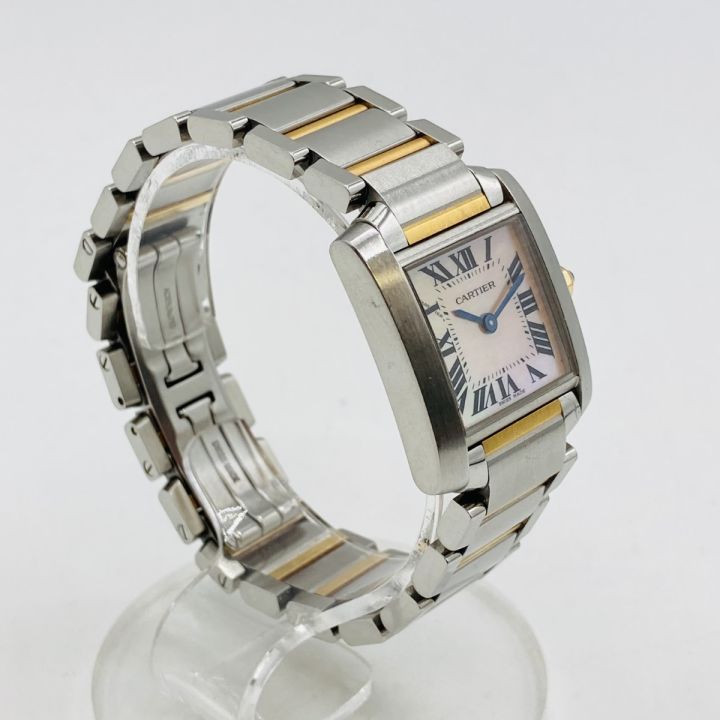 Cartier カルティエ タンクフランセーズSM レディース クォーツ 腕時計