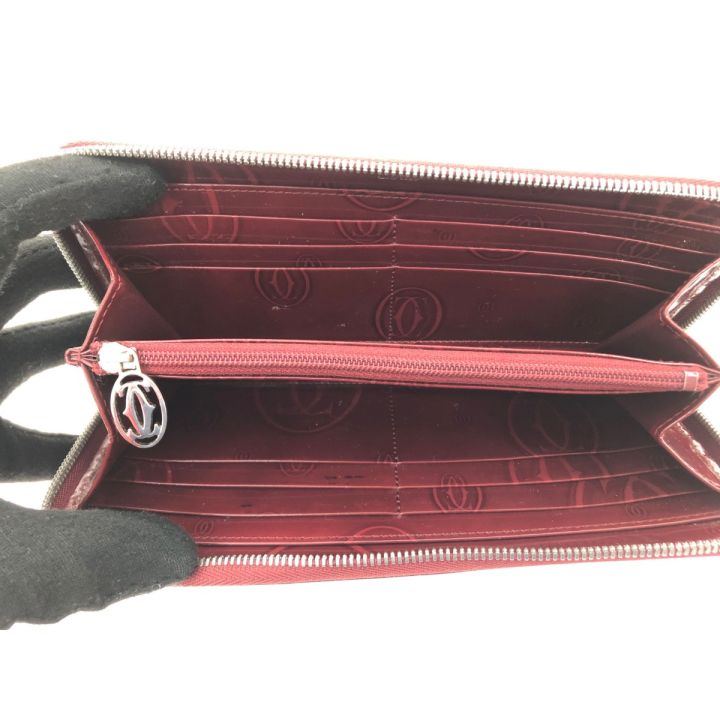 Cartier カルティエ レディース 長財布 ラウンドファスナー ハッピー