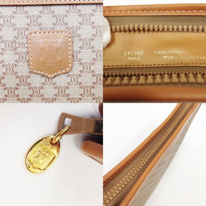 CELINE セリーヌ マカダム柄 セカンドバッグ クラッチバッグ M08
