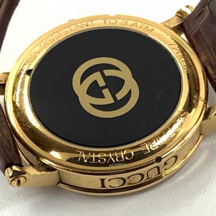 GUCCI グッチ クォーツ 腕時計 7200M ゴールド 現状渡し - 中古腕時計
