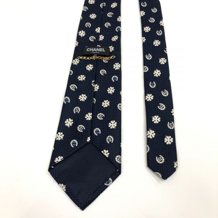 CHANEL シャネル メンズ ネクタイ ネイビー - 中古ファッション小物