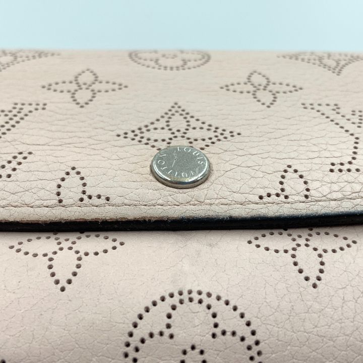 LOUIS VUITTON ルイヴィトン マヒナ ポルトフォイユ イリス 二つ折り
