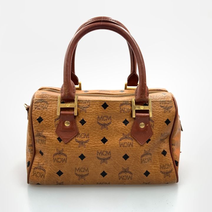 美品 MCM ボストンバッグ 旅行バッグ ヴィセトス モノグラム