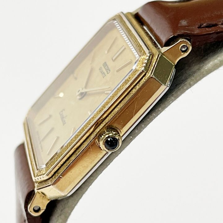 SEIKO セイコー エクセリーヌ 8420-5410 クォーツ 10K ゴールド文字盤