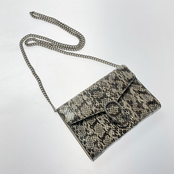 GUCCI グッチ ディオニュソス ミニ チェーンバッグ 401231 パイソン