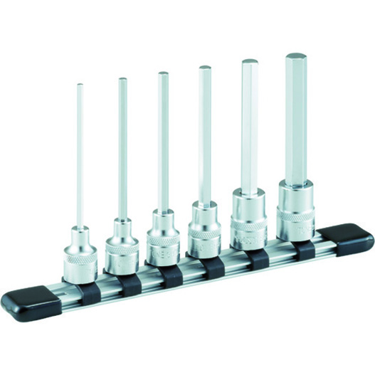 TONE ロングヘキサゴンソケットセット（ホルダー付） 6pcs HH306L