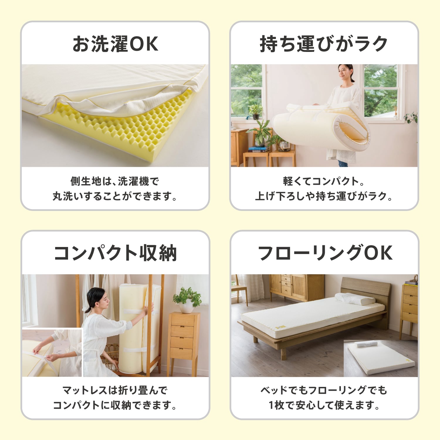 nishikawa[西川]睡眠Labo Dotsヘルシーマットレス シングルサイズ 送料