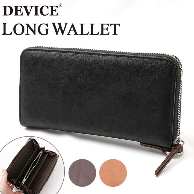 DEVICE 財布 DPG51039 通販 長財布 メンズ ロングウォレット ラウンド