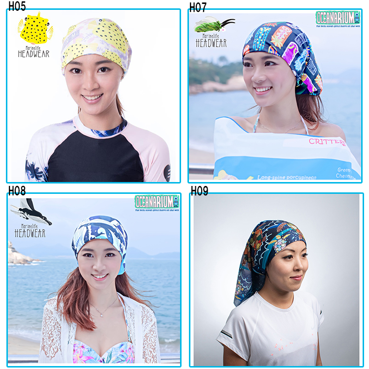 mic21ダイビングショップ[ OCEANARIUM ] バンダナ Headwear Scarf(H09