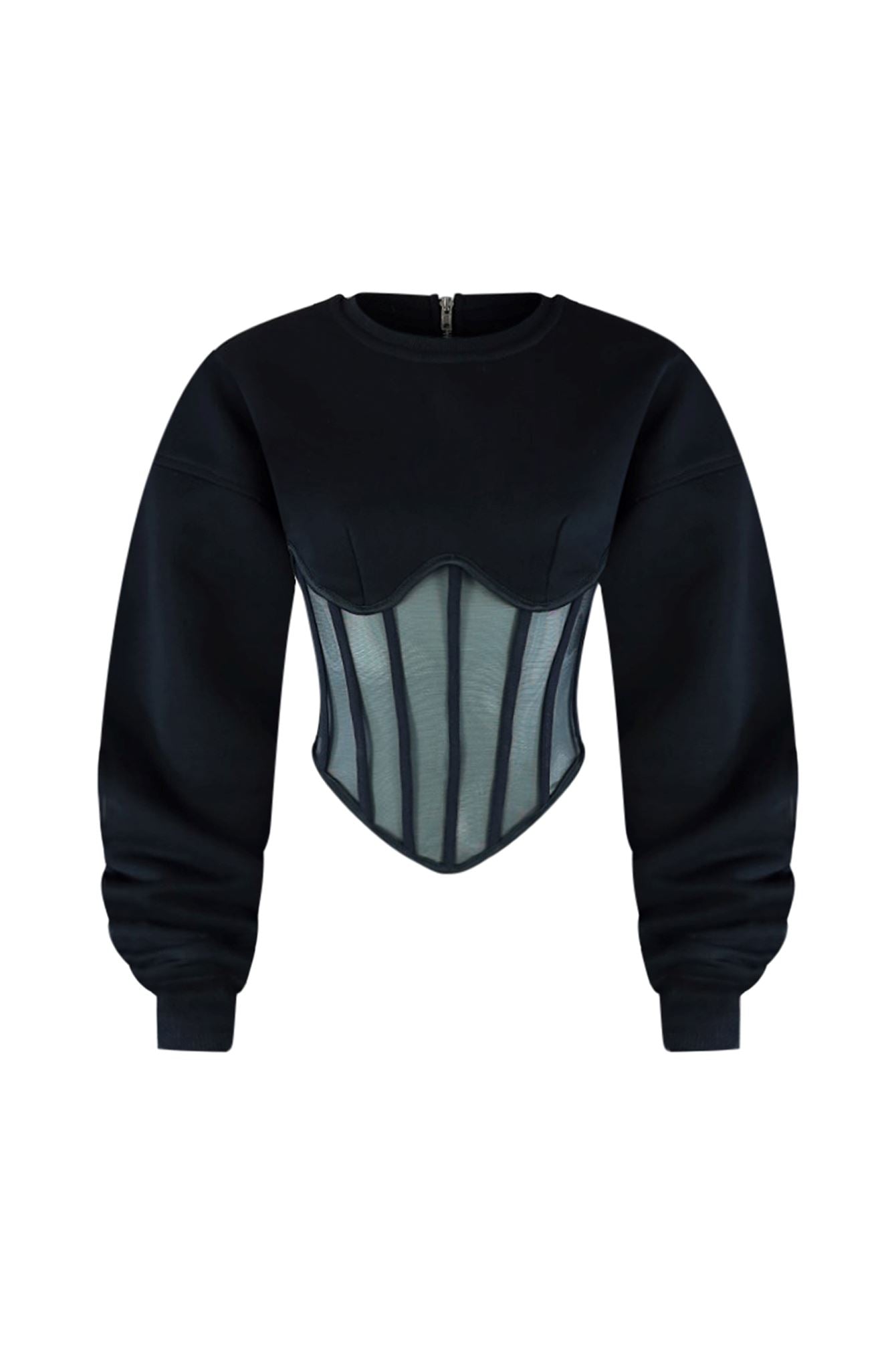 Be Your Self Corset Sweatshirt Top – EDGE