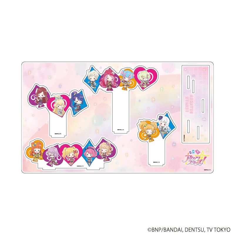 プレミアム アクリルジオラマプレート「アイカツスターズ！」01/集合