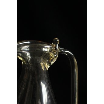 由水常雄 監修 復元正倉院ガラス白瑠璃 水瓶/水差 Y012｜骨董店 のびる