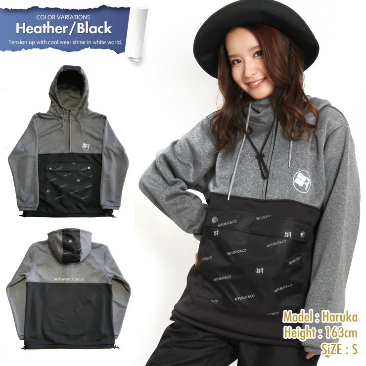 REPUBLIC リパブリック CREEP HALF ZIP PULLOVER プルオーバー 18-19