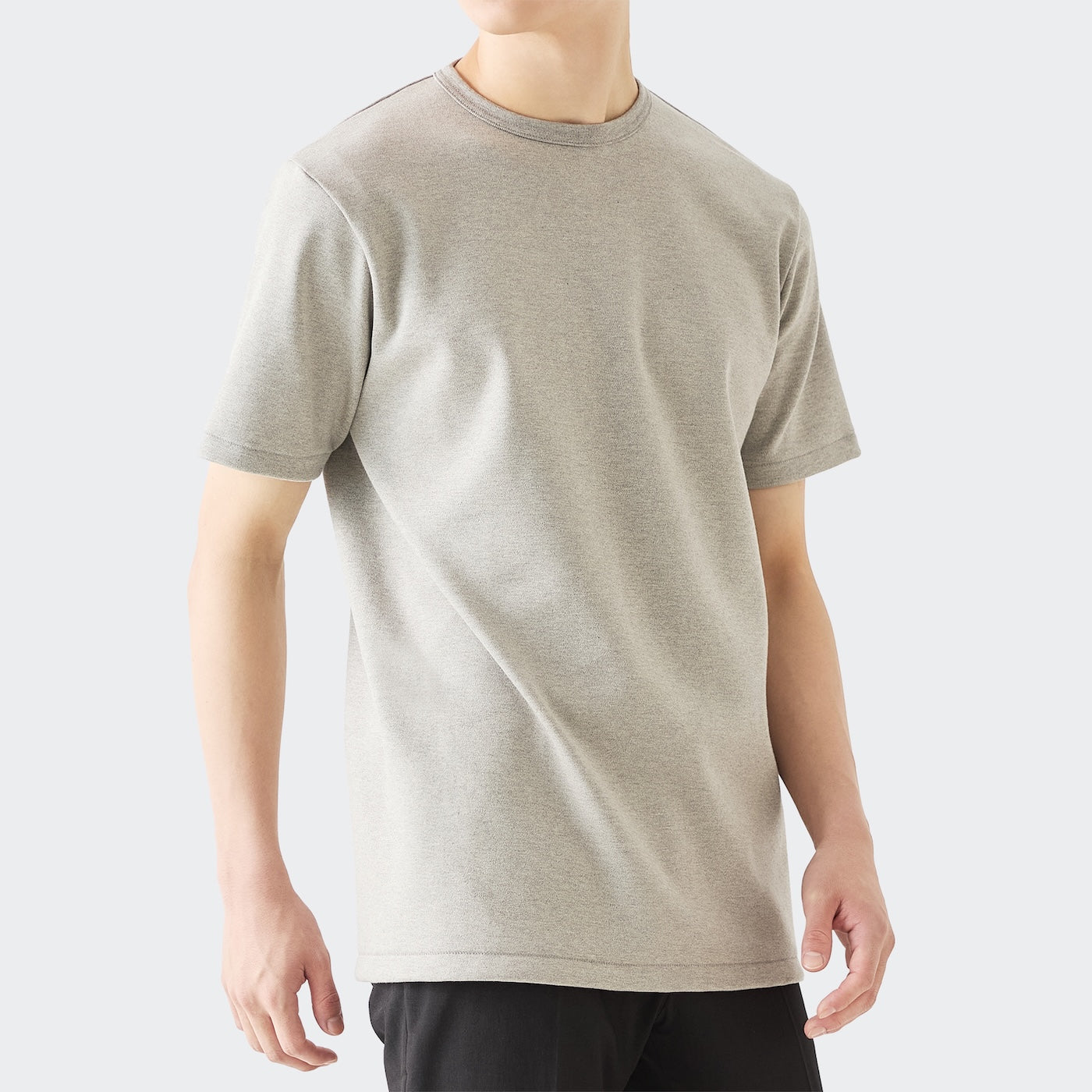 MENS ヘビー 長袖 クルーネックTシャツ WHITE | 高級無地Tシャツ専門店