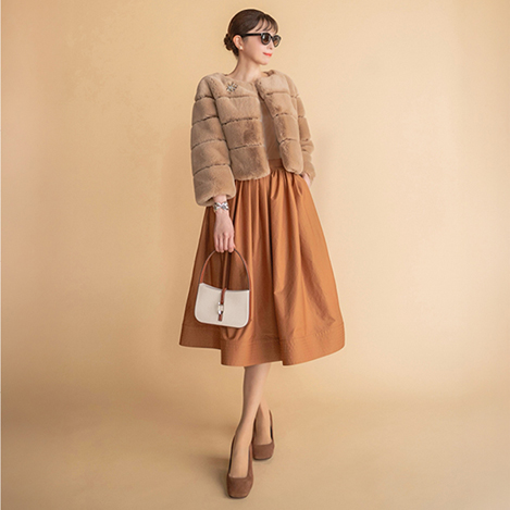 DAISY LIN(デイジーリン)｜Love Fur Jacket “Almond Princess