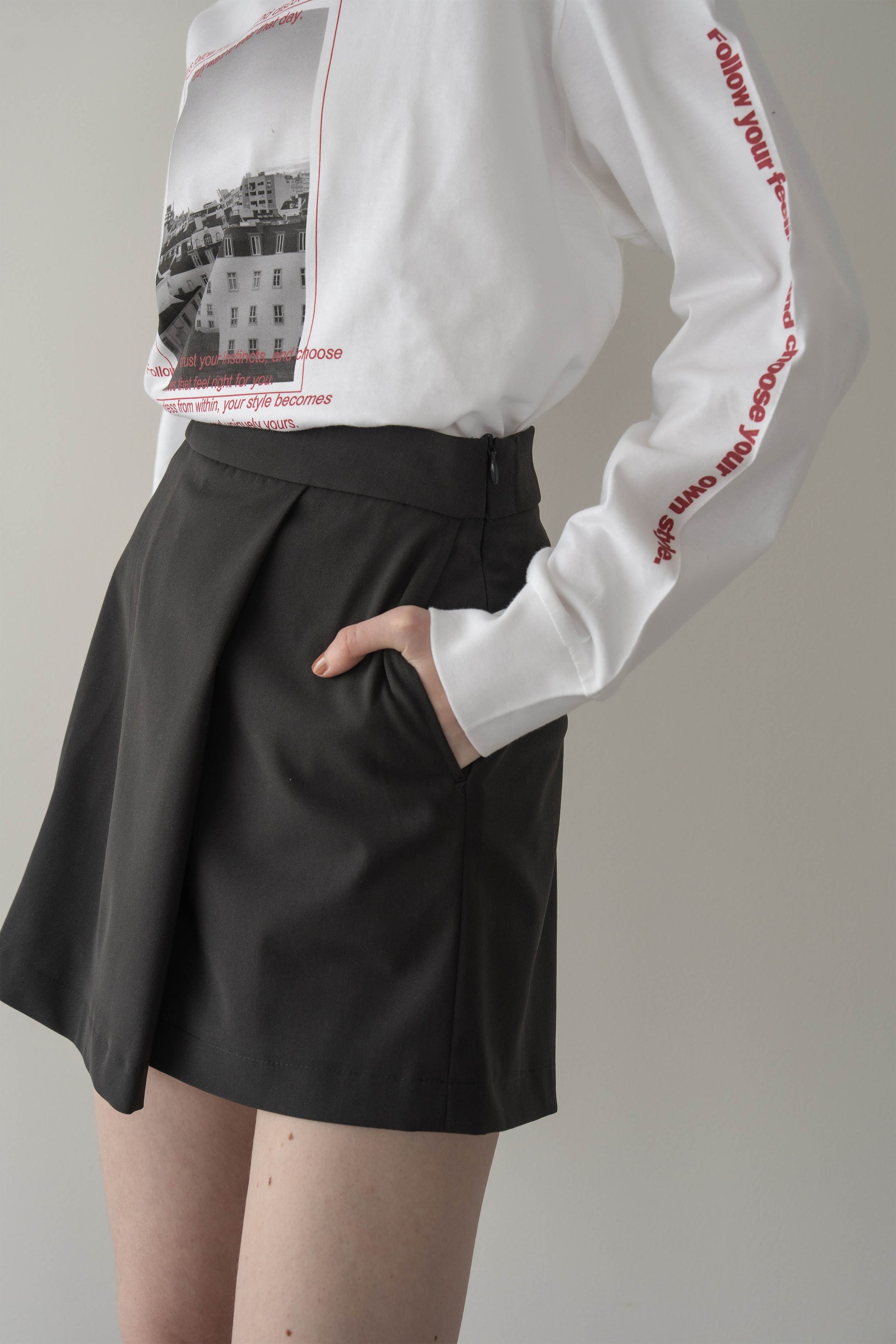 スコート【GRAY】 – ELLIE