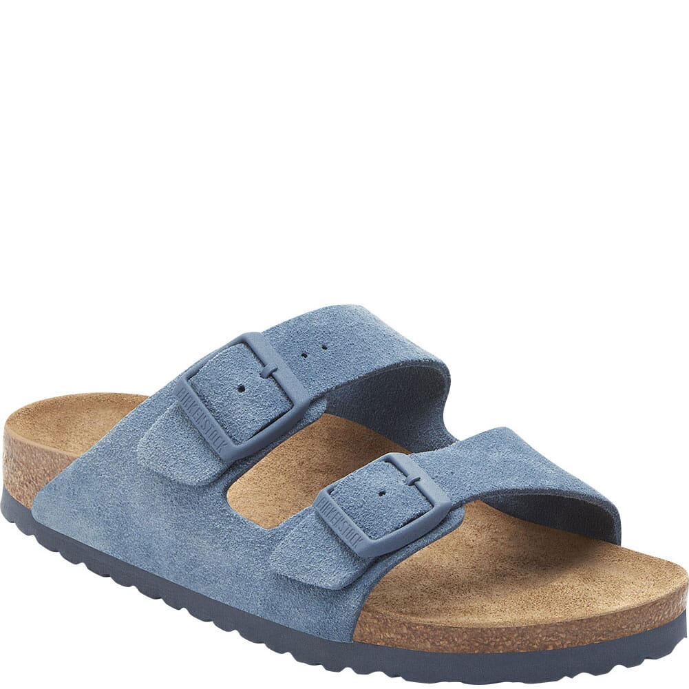 Birkenstock Women's Arizona SFB Sandals - Elemental Blue