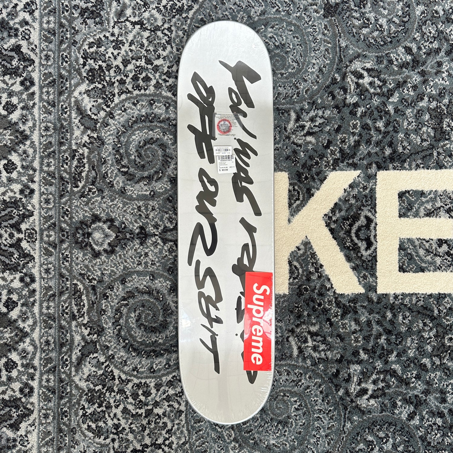 Supreme x Futura - Silver Logo Skateboard Deck – eluXive
