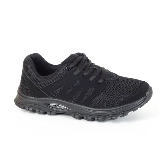 Mt. Emey 9306 Black -Women's Mesh Walking Shoes Black Lace – Emeys.com