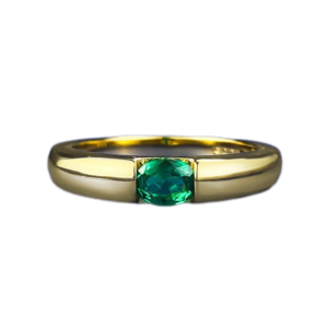 Lab Grown Gemstones Ring - Emerald's Ring