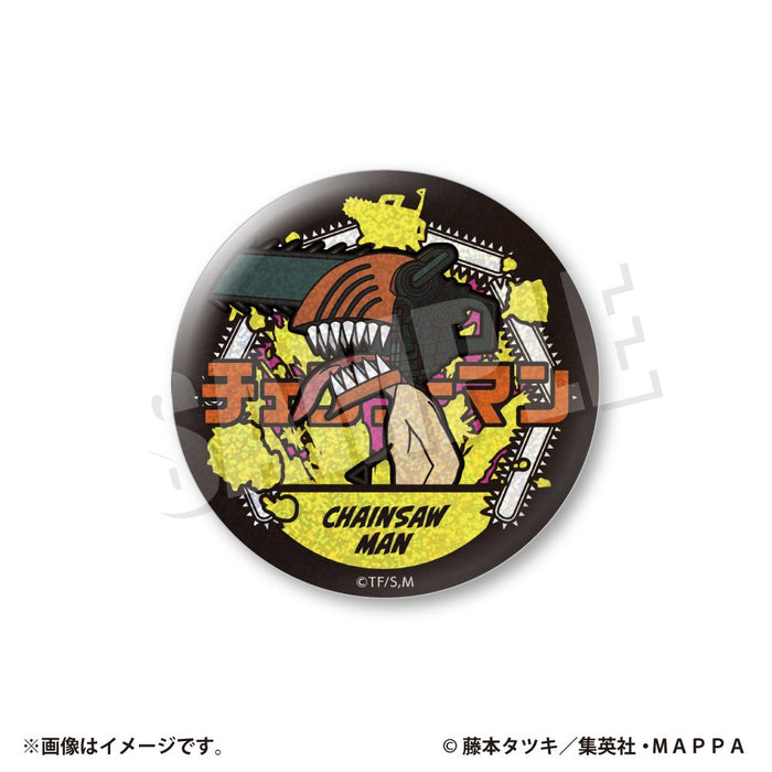 VETCOLO チェンソーマン グリッター缶バッジ 07.チェンソーマン