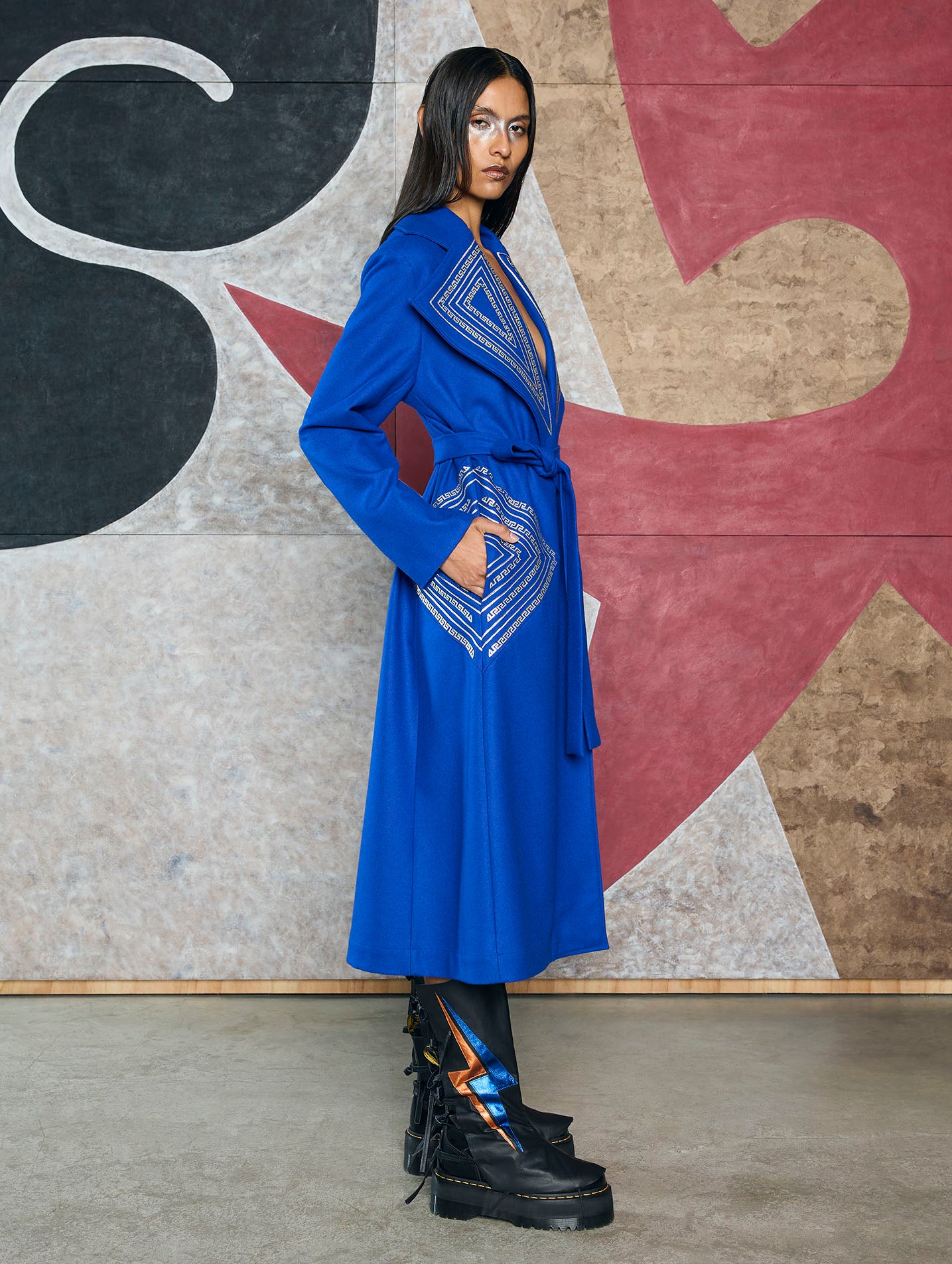 Lazarus Fretwork Coat | Carla Fernandez